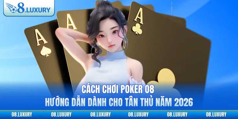 O8 hướng dẫn cách chơi poker cho người mới
